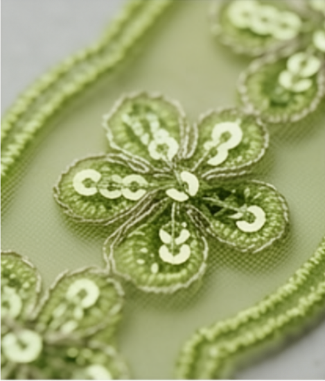Floral Sitari Tissue Lace 4