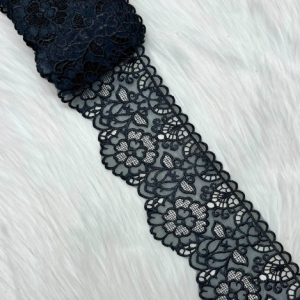 Black Floral China Tissue Lac