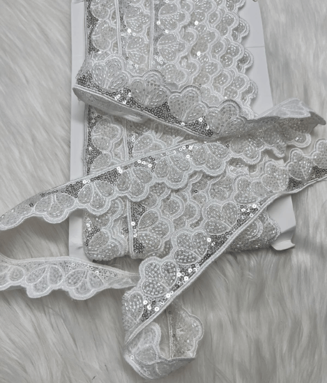 Crystal Wave Border Lace 2