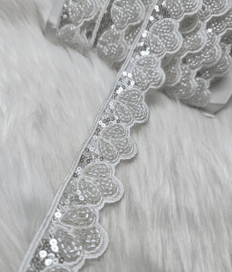 Crystal Wave Border Lace 4