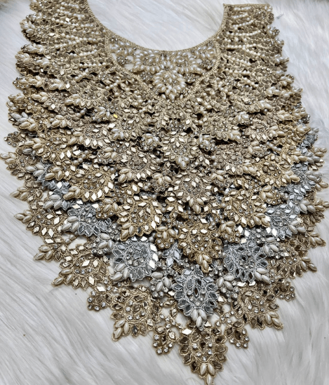 Royal Pearl Crystal Fancy Neck