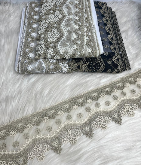 Scallop Zari Lace 4